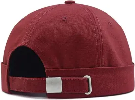 Brimless Cap Skullcap Rolled Cuff No Visor Beanie Sailor Hat for L/XXL Big Head