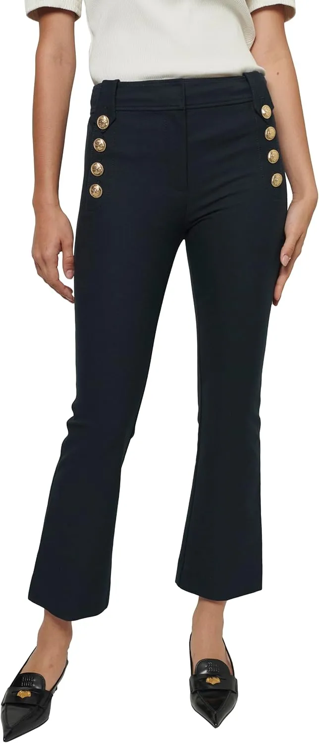 Derek Lam 10 Crosby Robertson Crop Flare Trouser