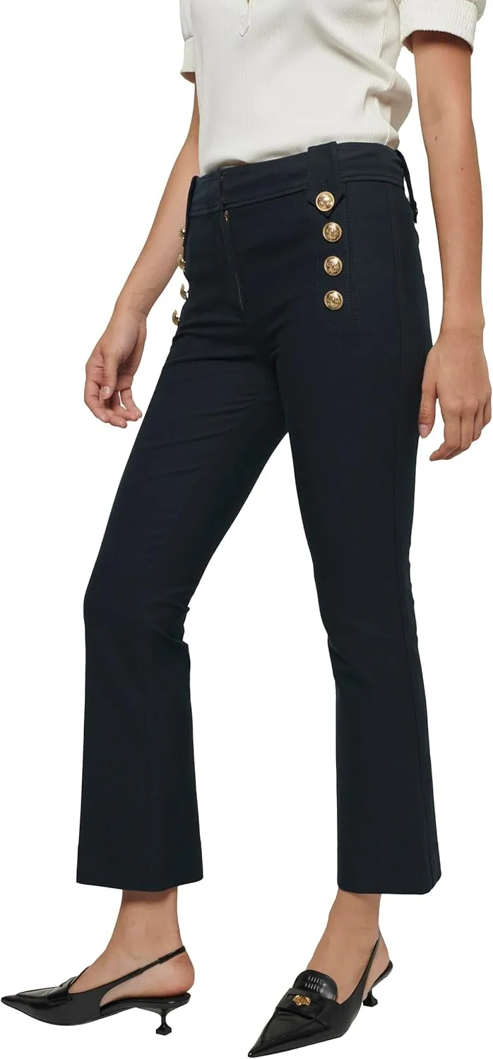 Derek Lam 10 Crosby Robertson Crop Flare Trouser