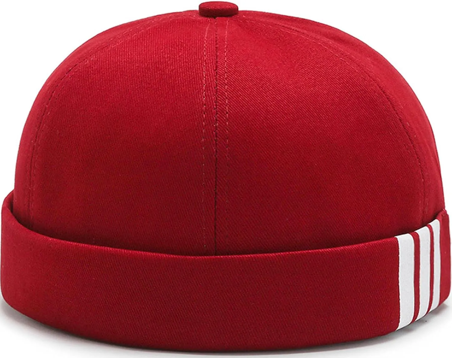 Dome Brimless Hats for Women Men Beanie Docker Cap Sailor Skull Cap