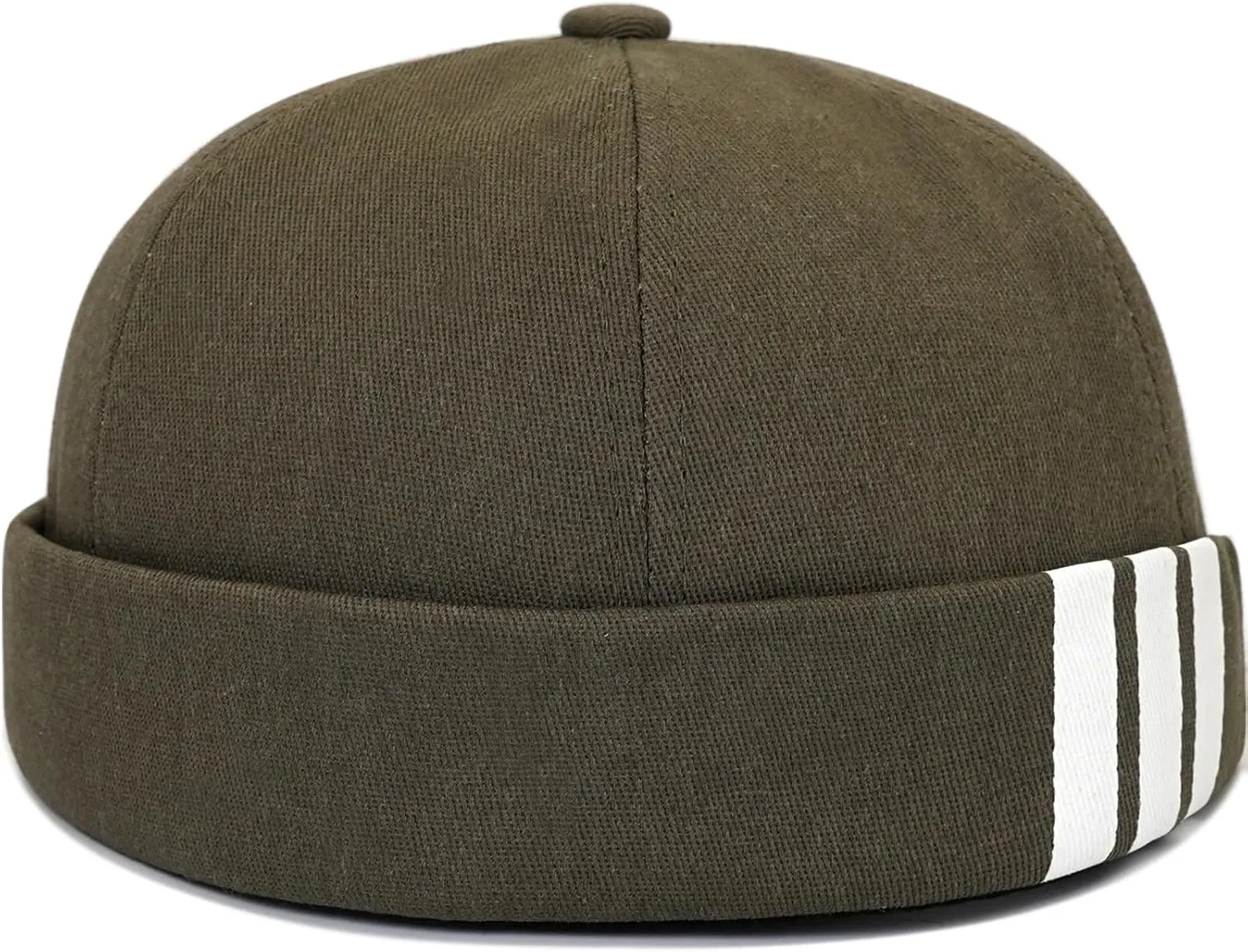 Dome Brimless Hats for Women Men Beanie Docker Cap Sailor Skull Cap