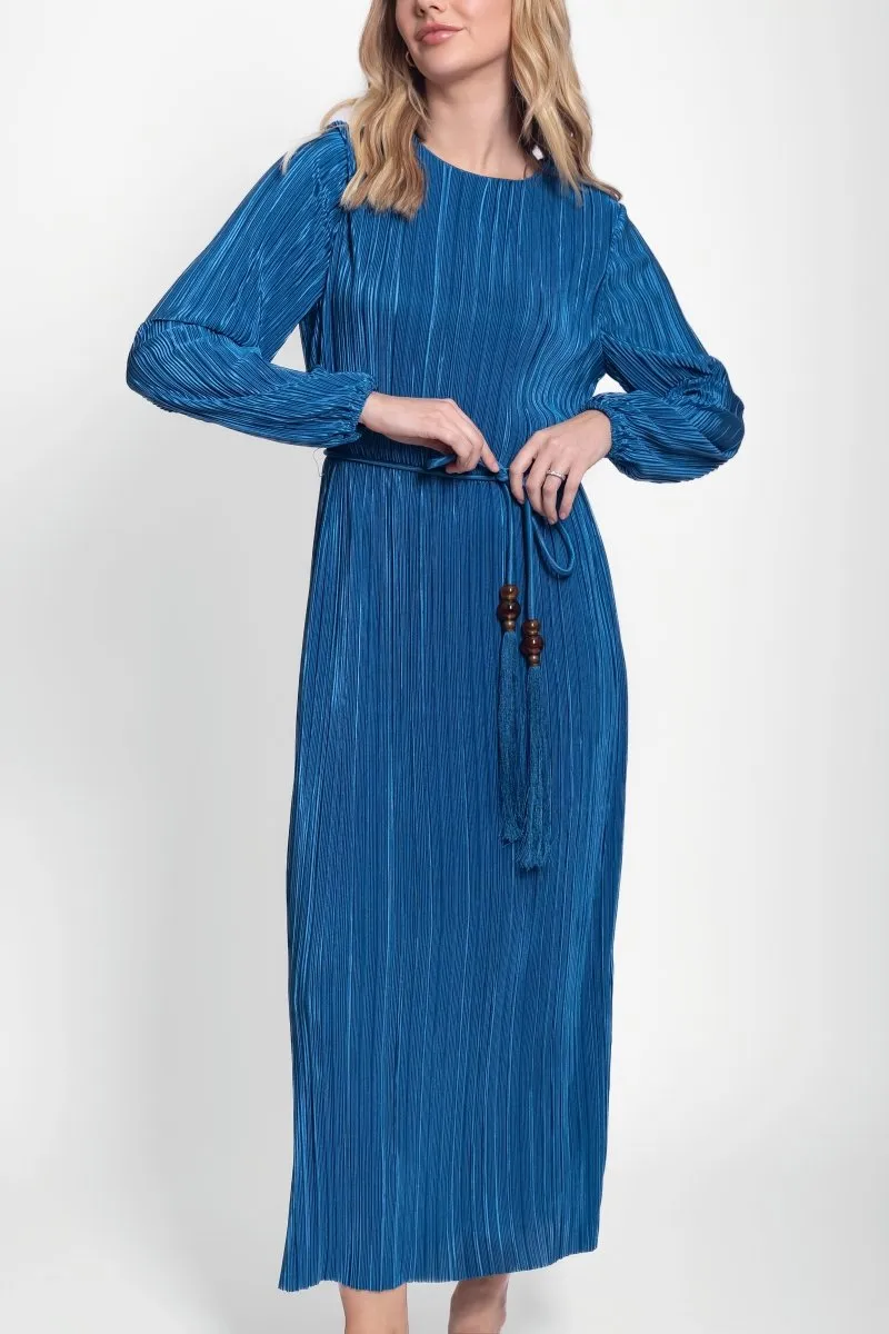 MEGAN DRESS (BLUE)